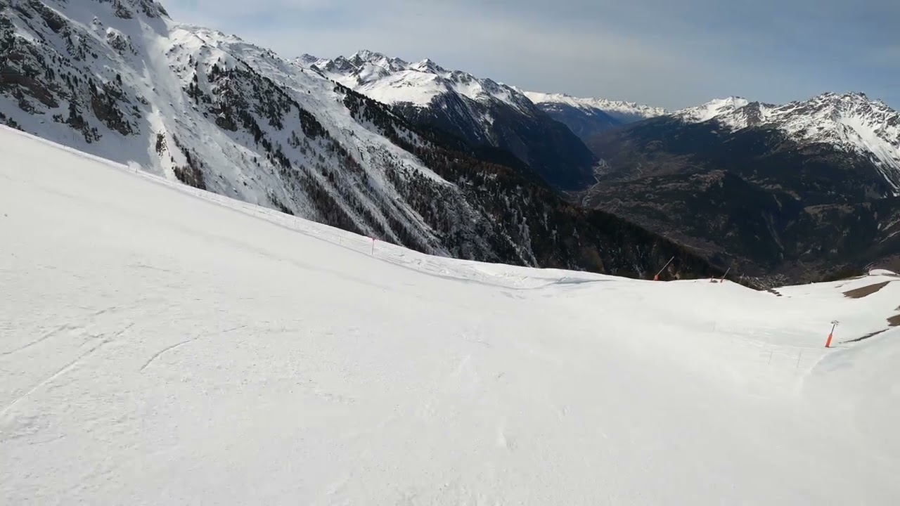 Piste Black Norma 1 & Red Norma 2 and Carrelet  La Norma/Valfrejus ski