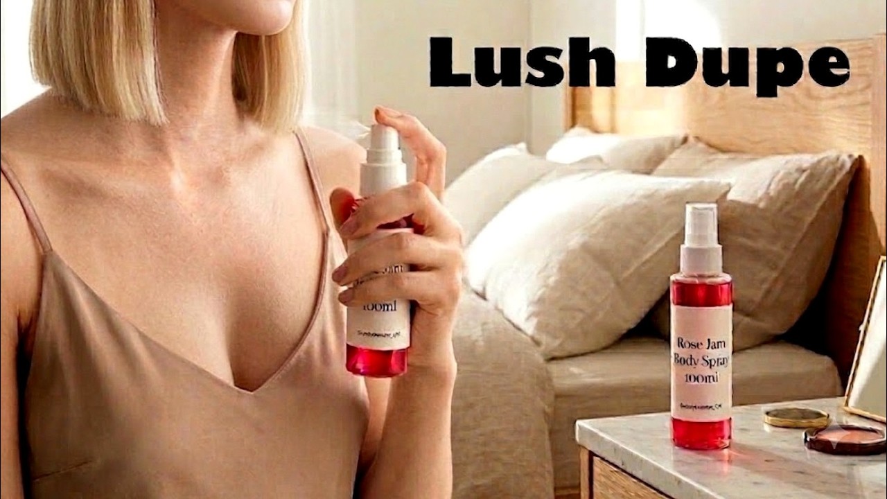Lush Dupe Rose Jam Body Spray with Recipe
