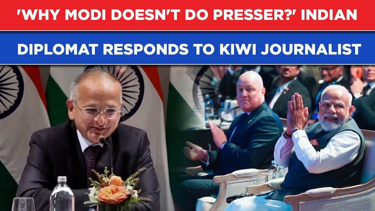 'Why Modi Doesn't Do Press Conference?', Asks New Zealand Journalist| Watch Indian Diplomat Respond