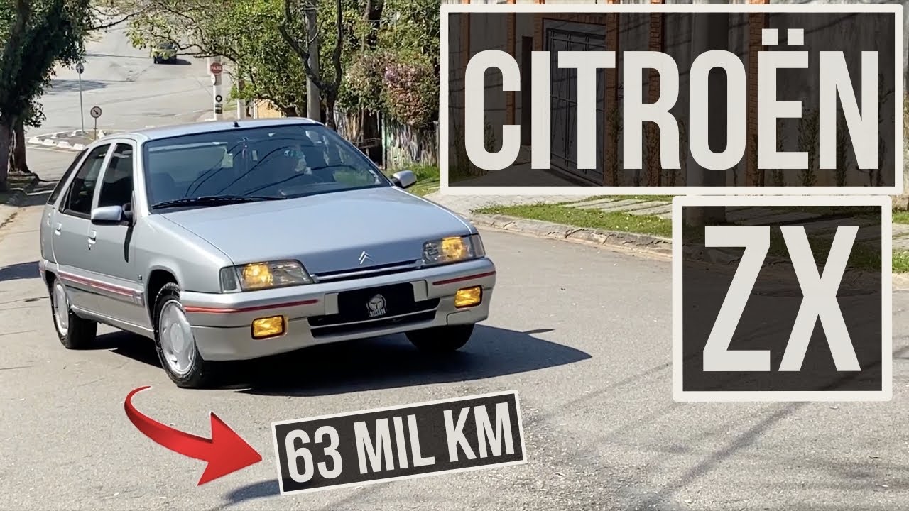 CITROËN ZX: exemplar se destacava pelo desempenho e tecnologia nos anos 90