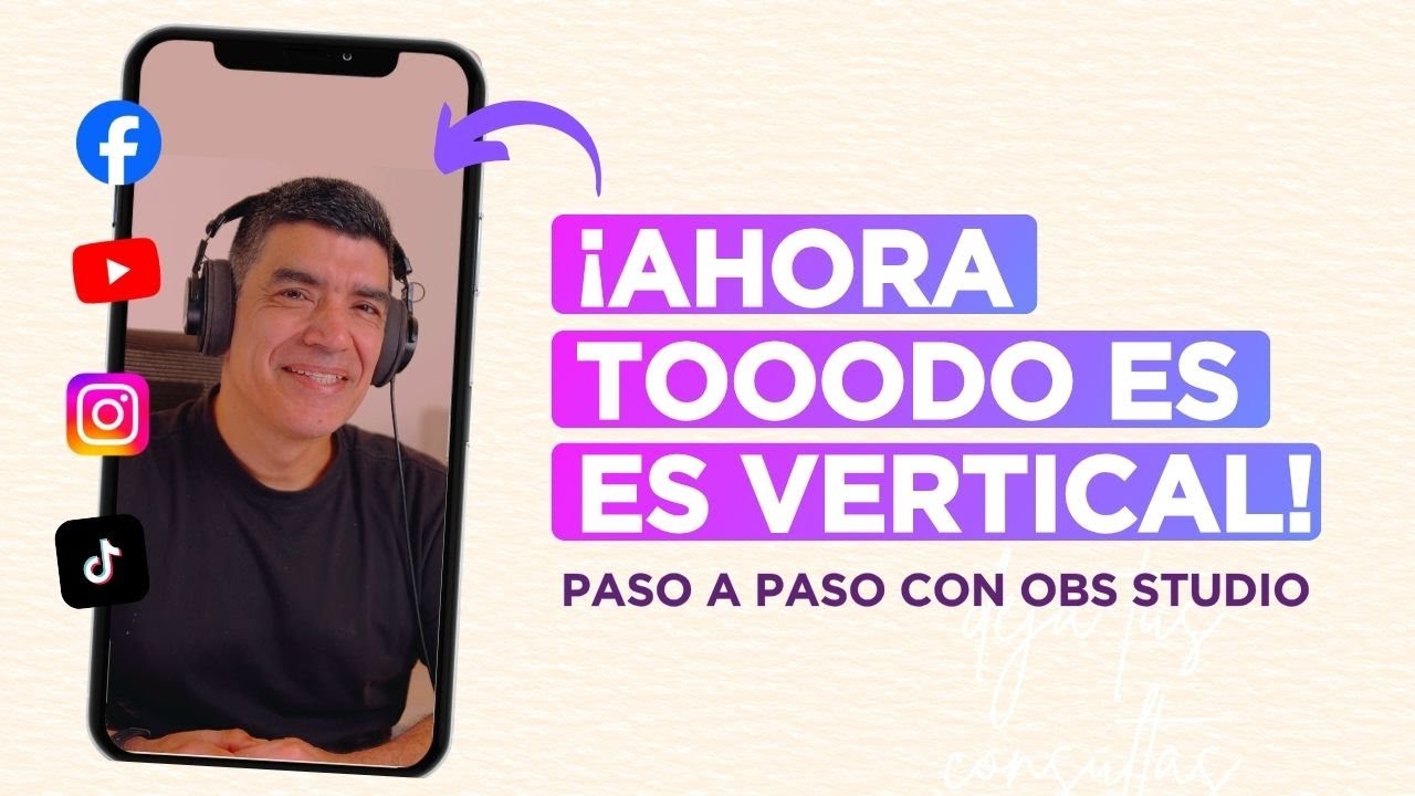🔴 Transmite en vivo en VERTICAL con OSB STUDIO
