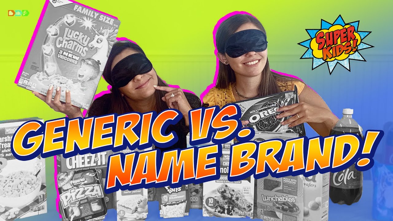 Generic Vs. Name Brand Challenge // NBCC Kids Min