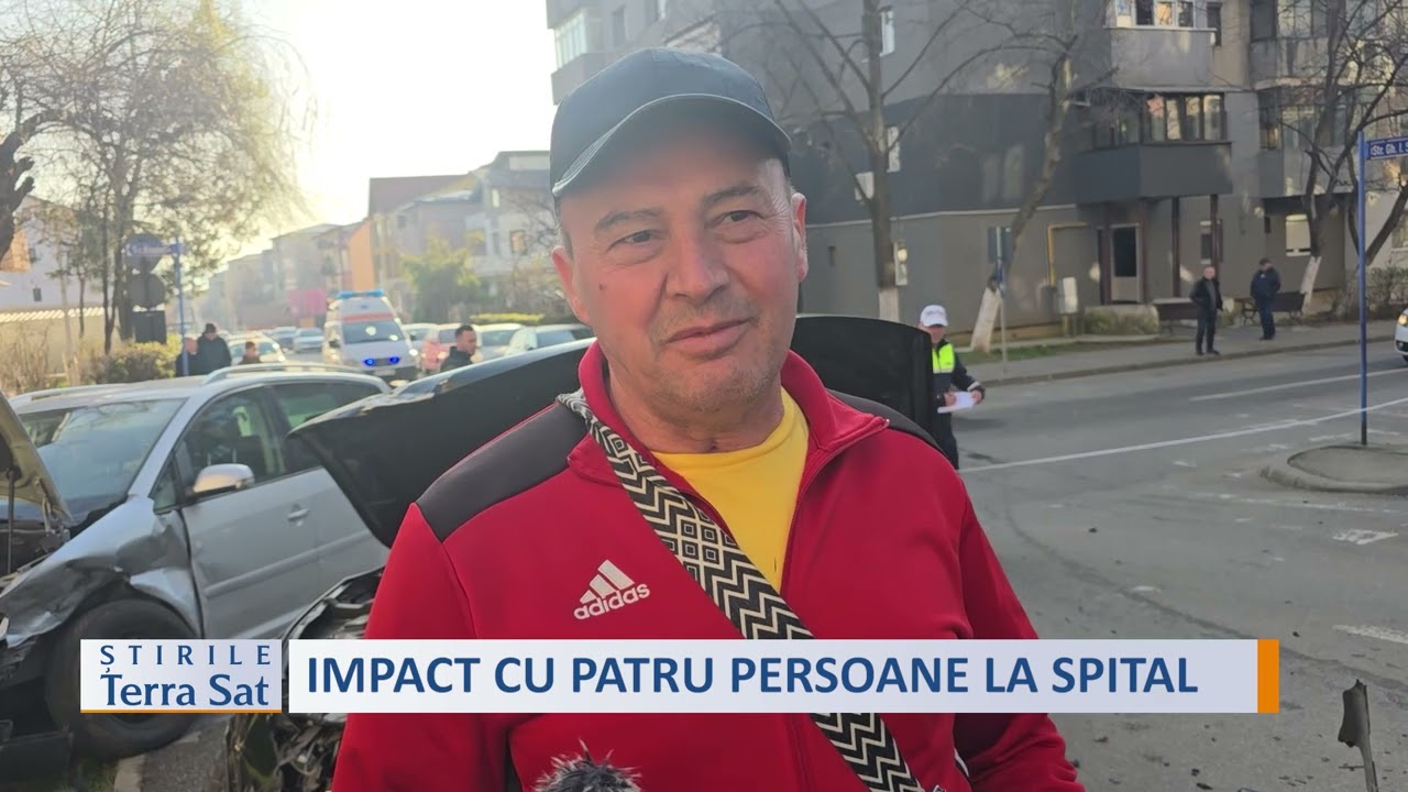IMPACT CU PATRU PERSOANE LA SPITAL