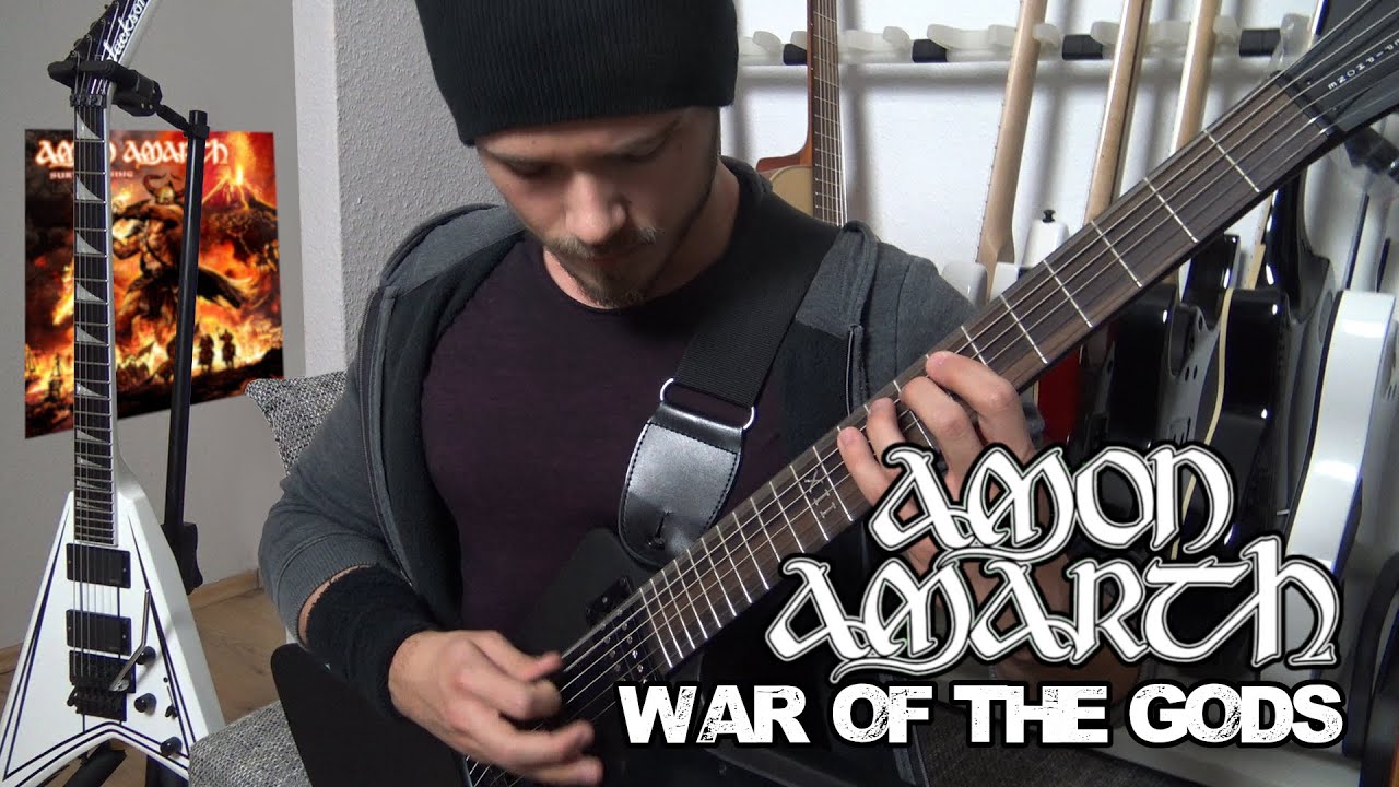 Amon Amarth - War Of The Gods | Full Guitar Cover (Tabs - MIDI - All Guitars)