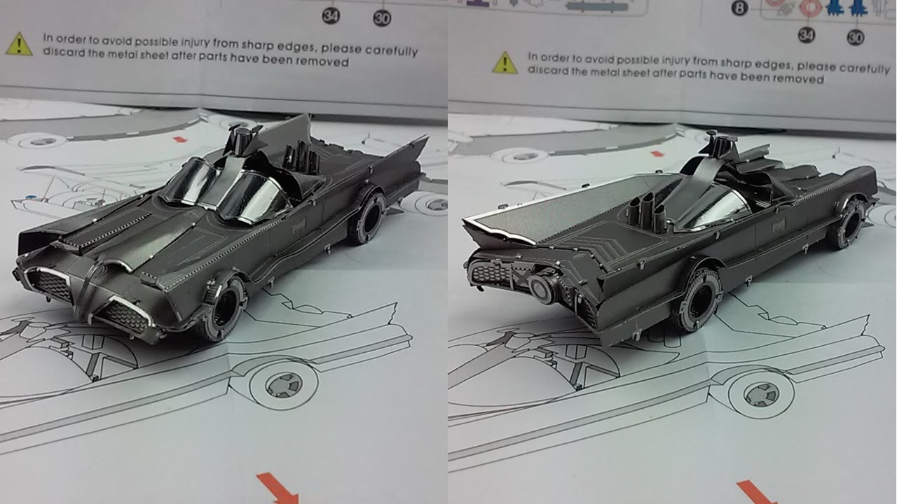 Metal Earth build -  Classic TV Batmobile