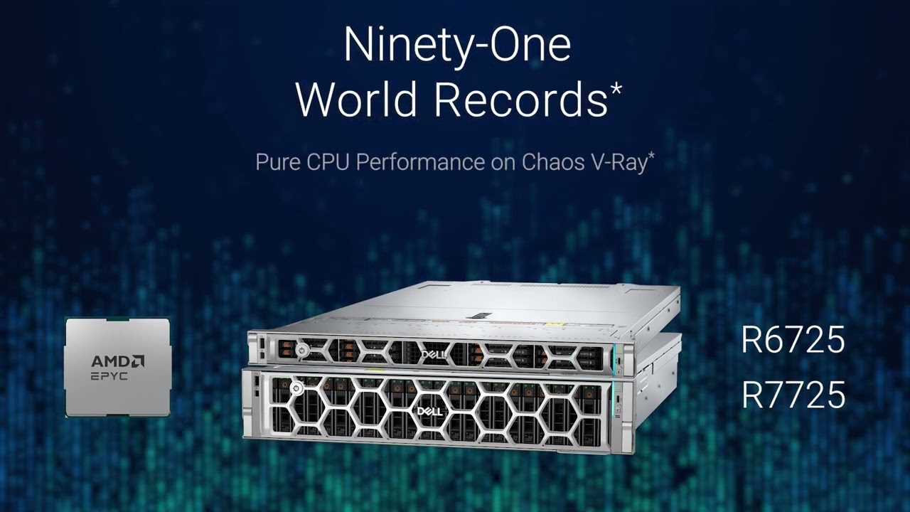 Серверы Dell PowerEdge R7725 и R6725