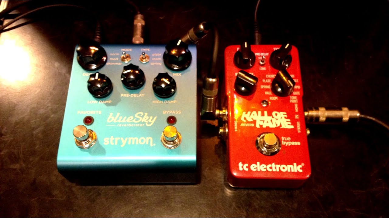 Strymon Blues Sky v TC Electronic Hall of Fame