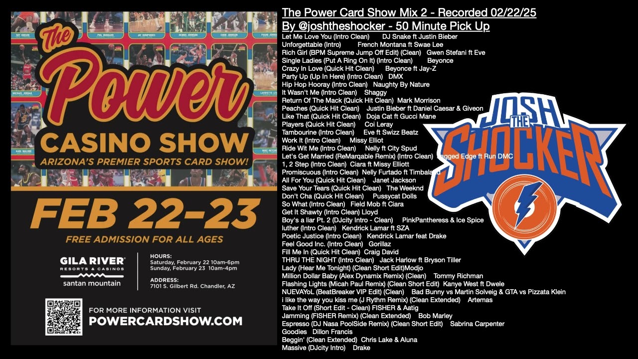 The Power Card Show Mix 2 - 50 Minute Mash Ups and More