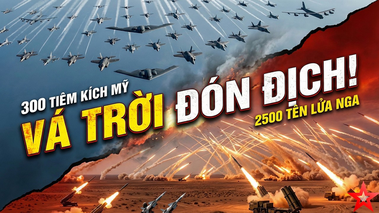 Iran chốt đơn 2500 tên lửa phòng không Nga VÁ TRỜI đón 300 chiến đấu cơ Mỹ