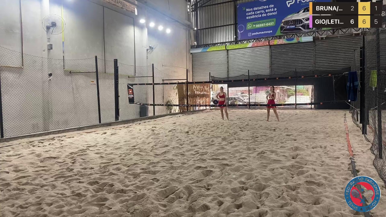 PARAENSE 2026 FEM C FINAL
BRUNA/SONIA VS GIO/LETICIA