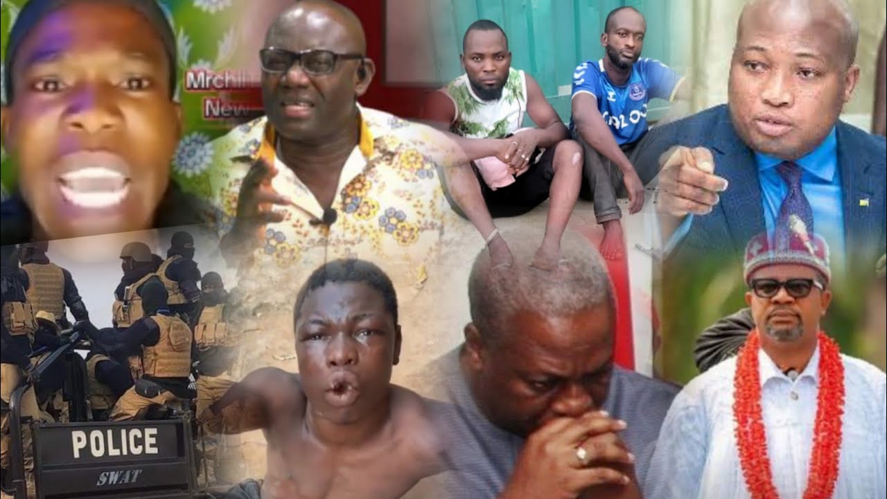 Breaking: eeeeiiii  Some Nigeria armed robbers as kidnap american burger & also robbed her in ghana 
