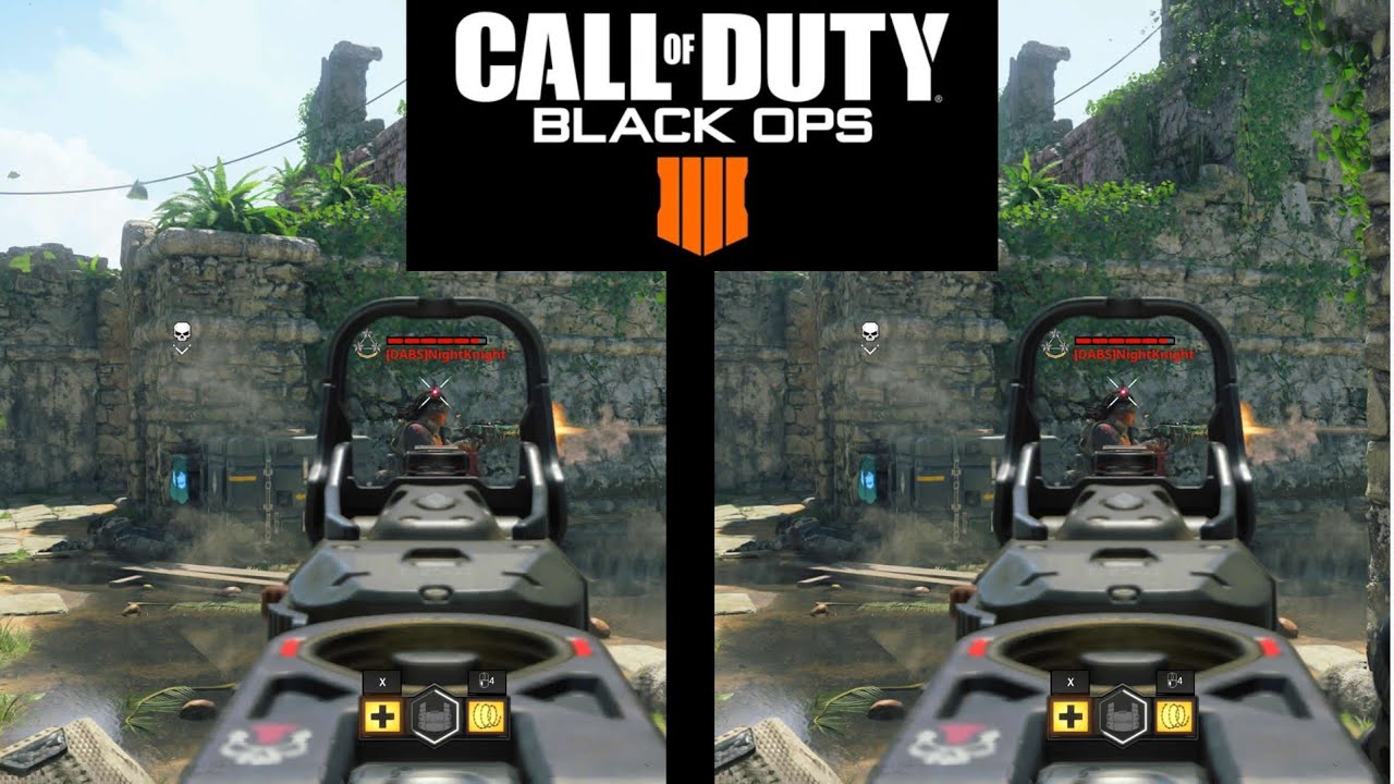 Como jugar pantalla dividida en Call of Duty Black Ops 4 ZOMBIES y MULTIJUGADOR