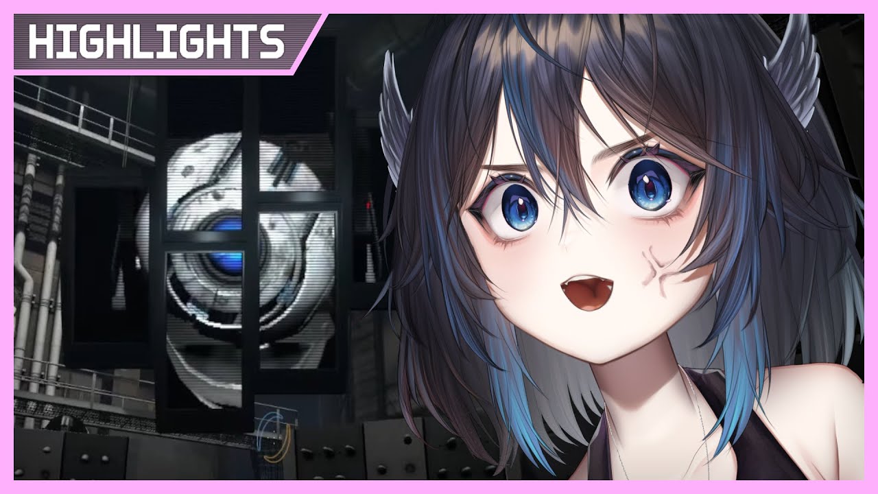 Vtuber НАКОНЕЦ-ТО завершил Portal 2 | Первое прохождение Portal 2 【ГЛАВНЫЕ МОМЕНТЫ】