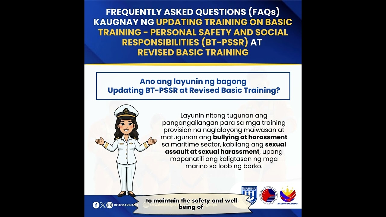 Basic Training – Personal Safety and Social Responsibilities BT-PSSR**