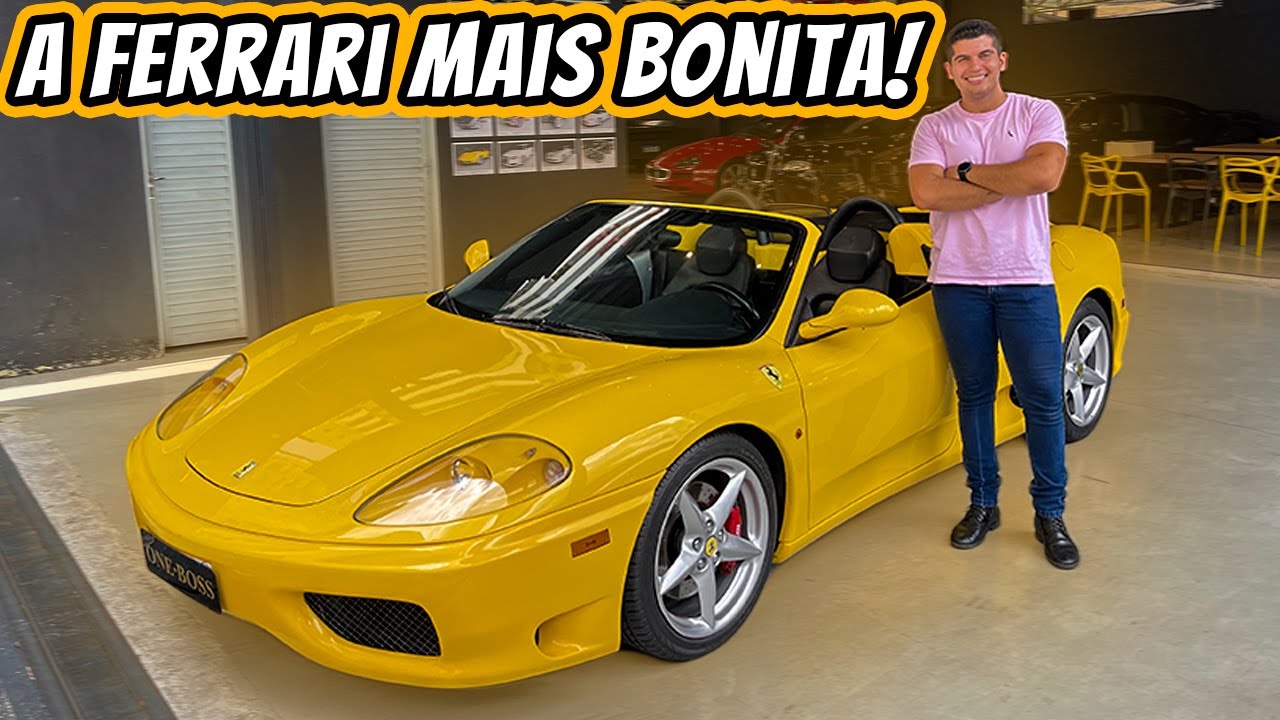 Ferrari 360 Spider 2003 - Um belíssimo conversível com câmbio de Fórmula 1
