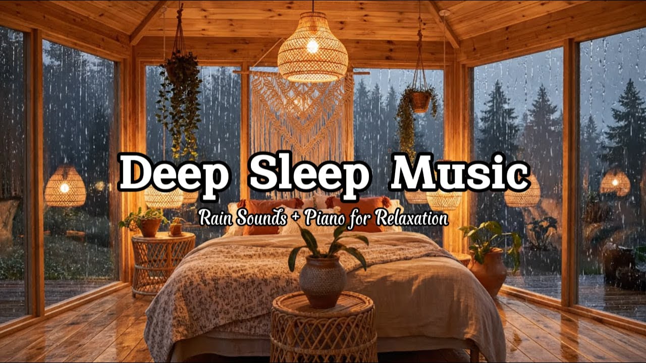 Soft Piano in the Rain | Relaxation Music for Deep Sleep & Inner Peace