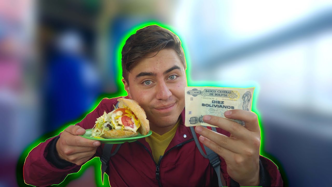 ¿Qué COMIDA podemos comprar con 10 Bs en Bolivia?