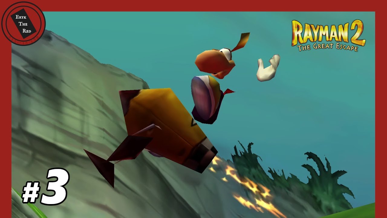 I just get stuck on a missile for half the episode | Rayman 2 - Episode #3