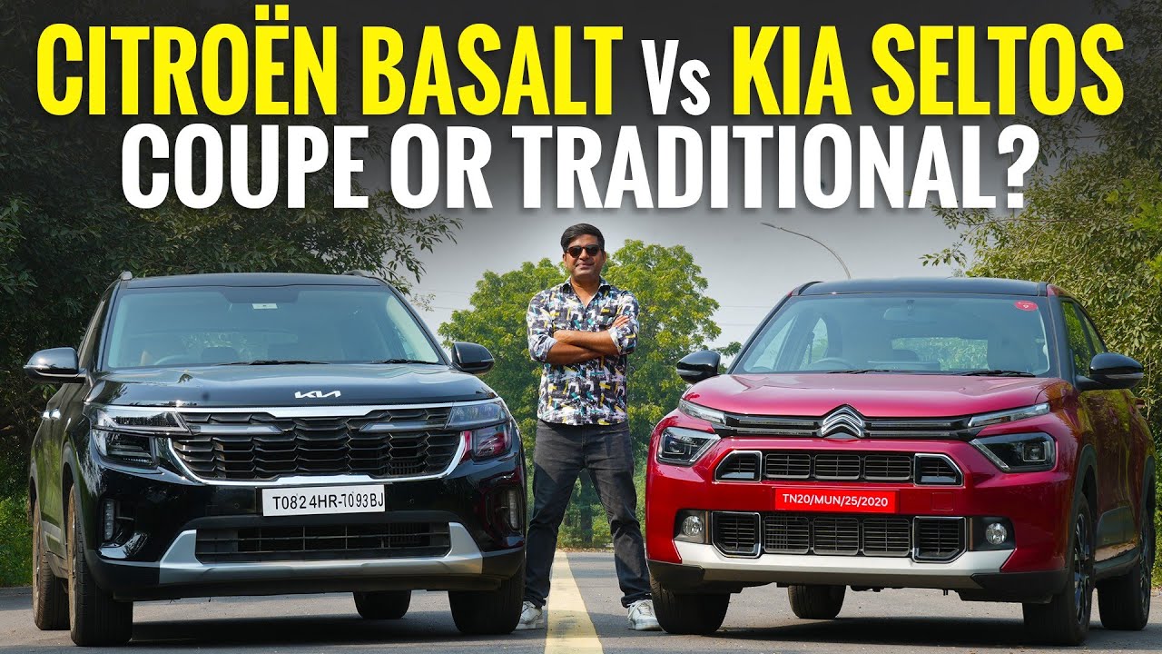 Kia Seltos Vs Citroen Basalt Comparison | Which one is Better? | Citroen Vs Seltos | Times Drive