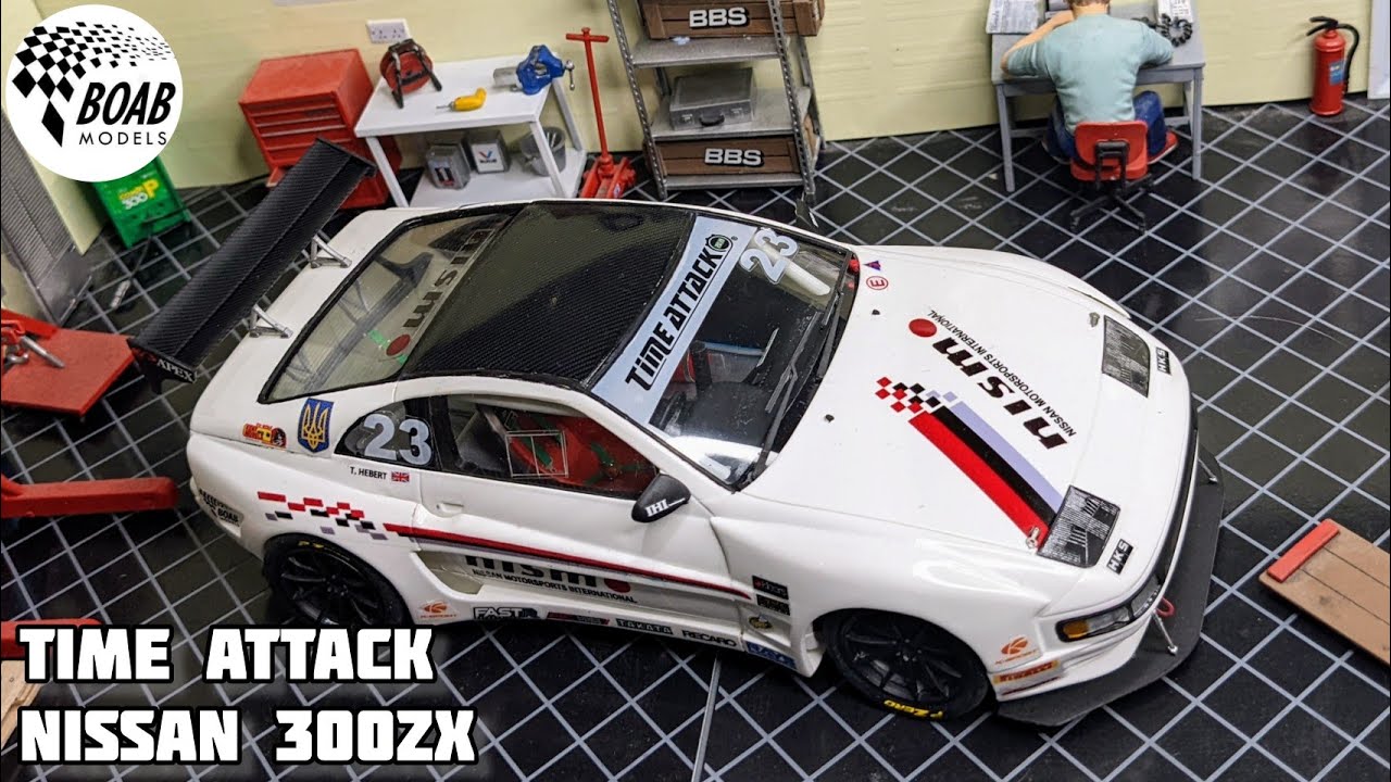 Nissan Fairlady 300ZX JDM Time Attack - Part 2 - 1/24 Fujimi