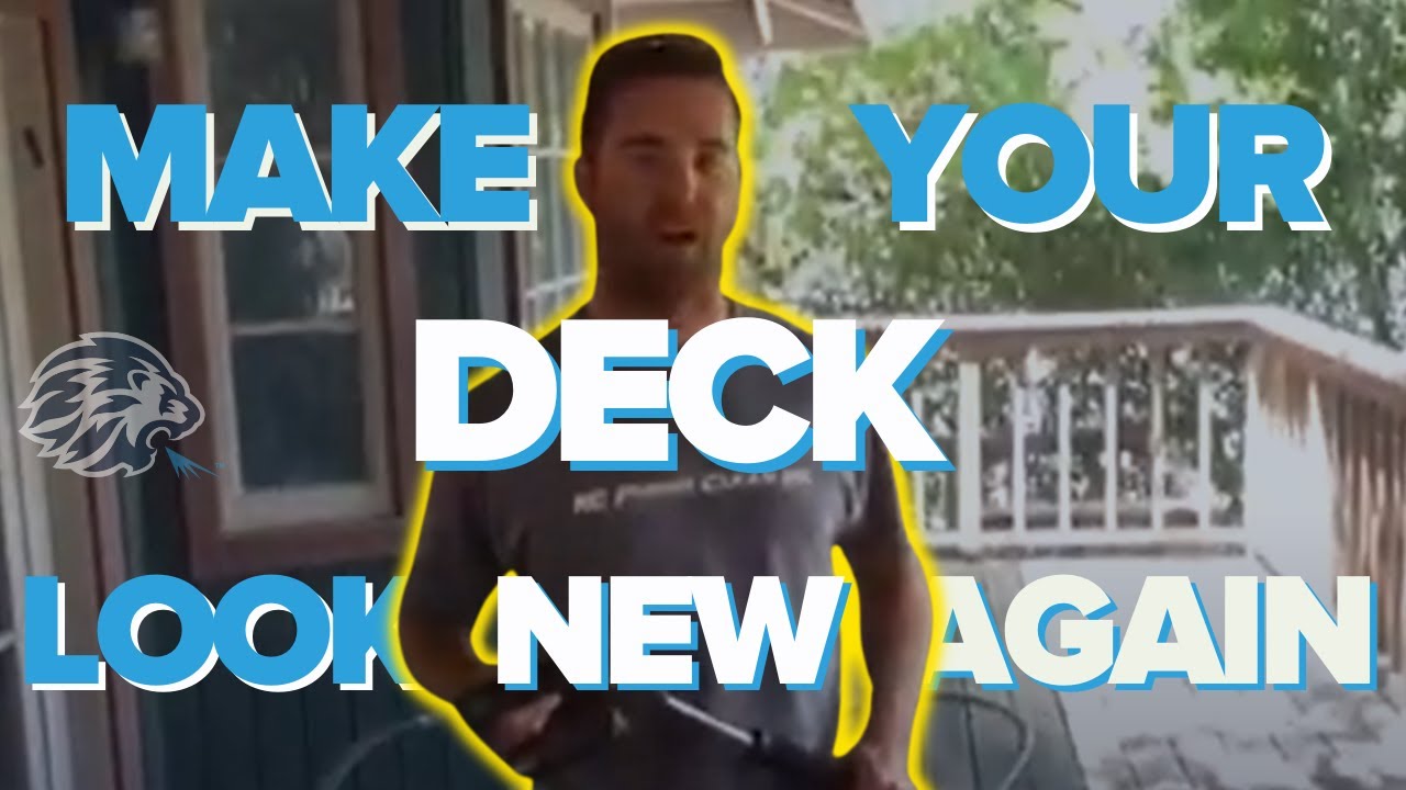 Deck cleaning service in Los Angeles