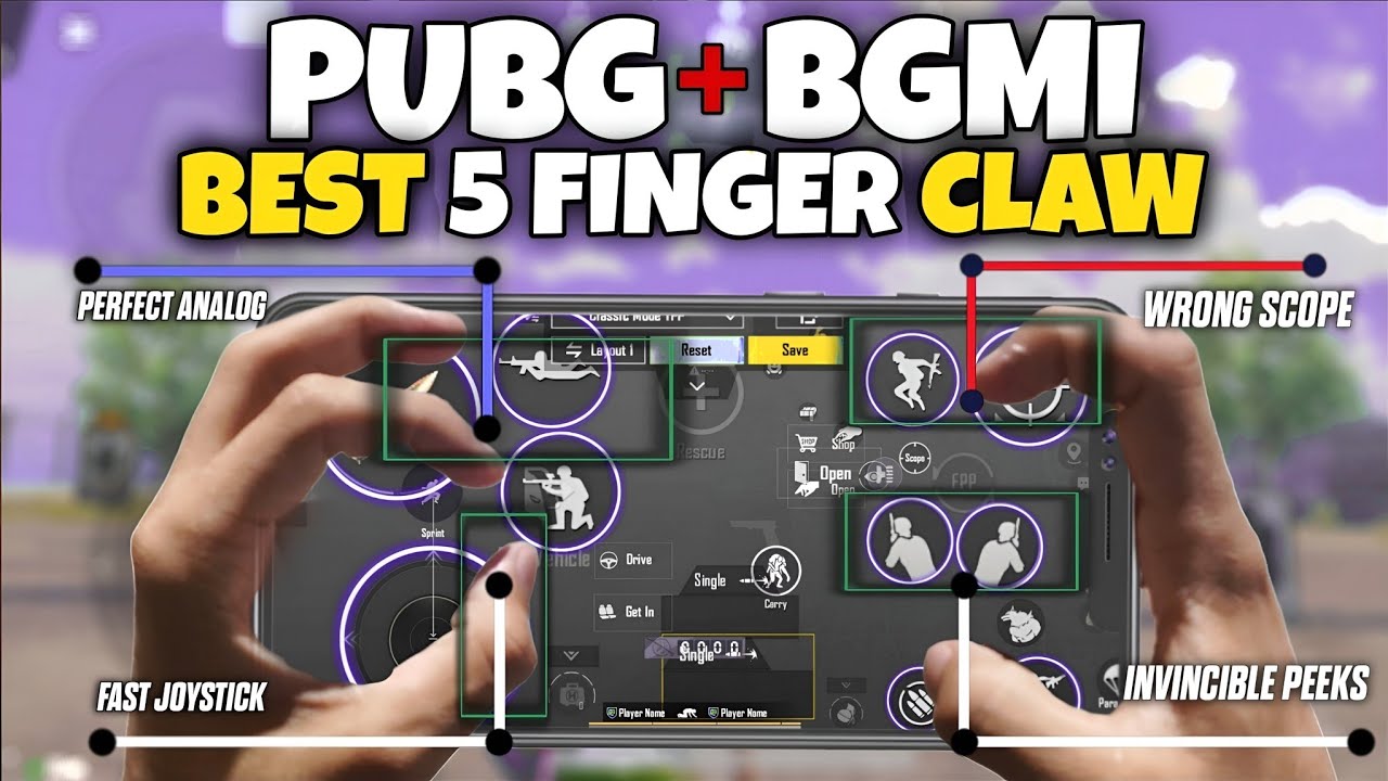How 🔥 To Make 5 Finger Control 📈  Best 5 Finger control With CODE 🤯 PUBG BGMI