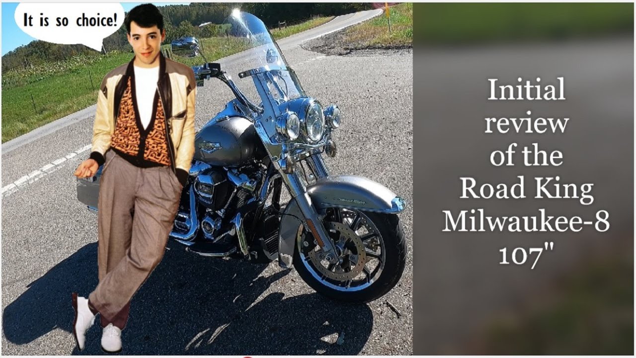 Первоначальный обзор руля Road King Milwaukee-Eight 107 дюймов.