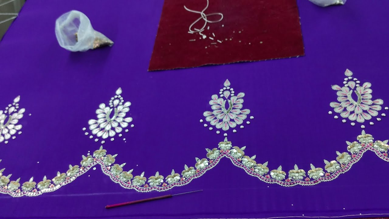 traiding video| embroidery|new embroidery designs work| Hard embroidery 