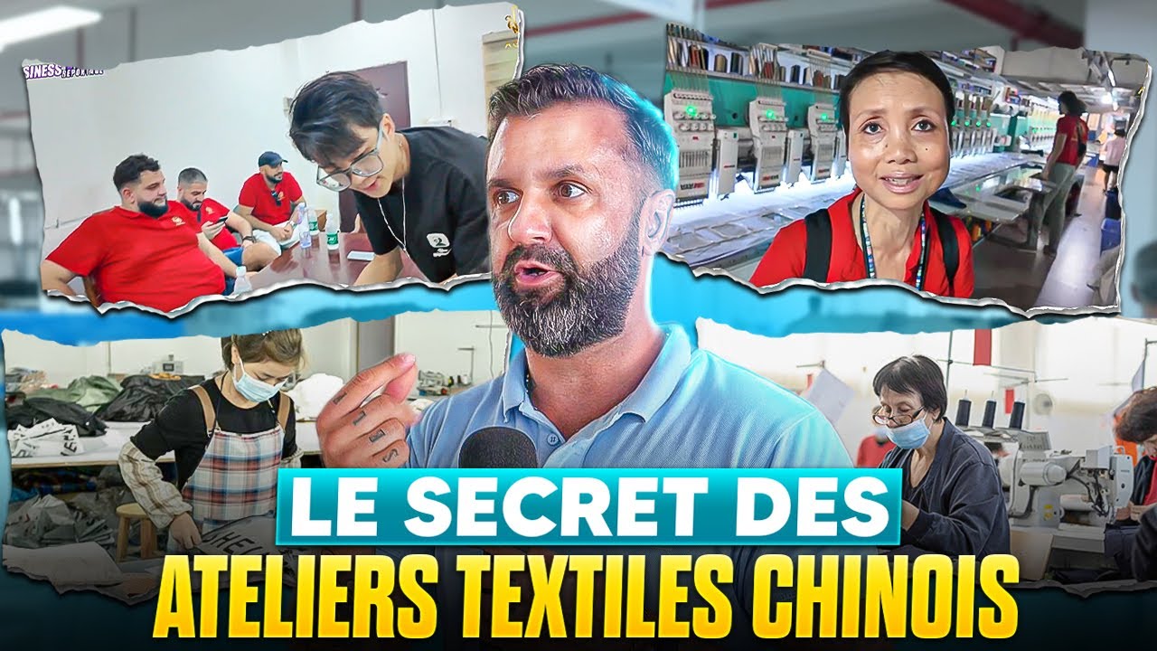 Les Ateliers Textiles en Chine 🇨🇳 | Fabrication, salaires | Marché du textile Guangzhou