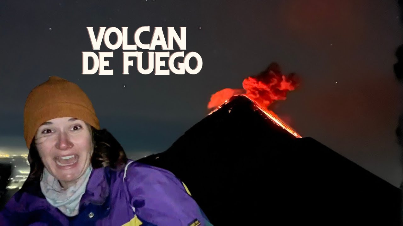 ¡Subí un volcán activo! 😳🇬🇹🌋