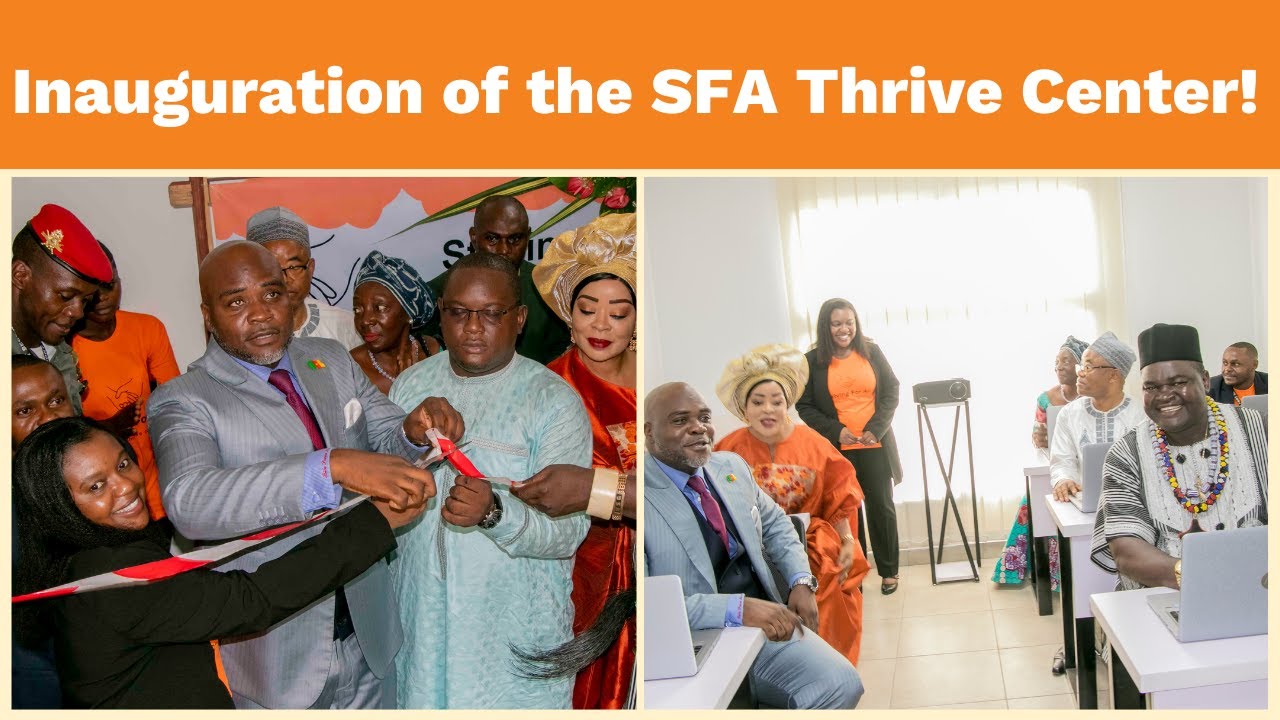 Canal 2 Exclusive: Striving For All Thrive Center Inauguration in Douala, Cameroon!