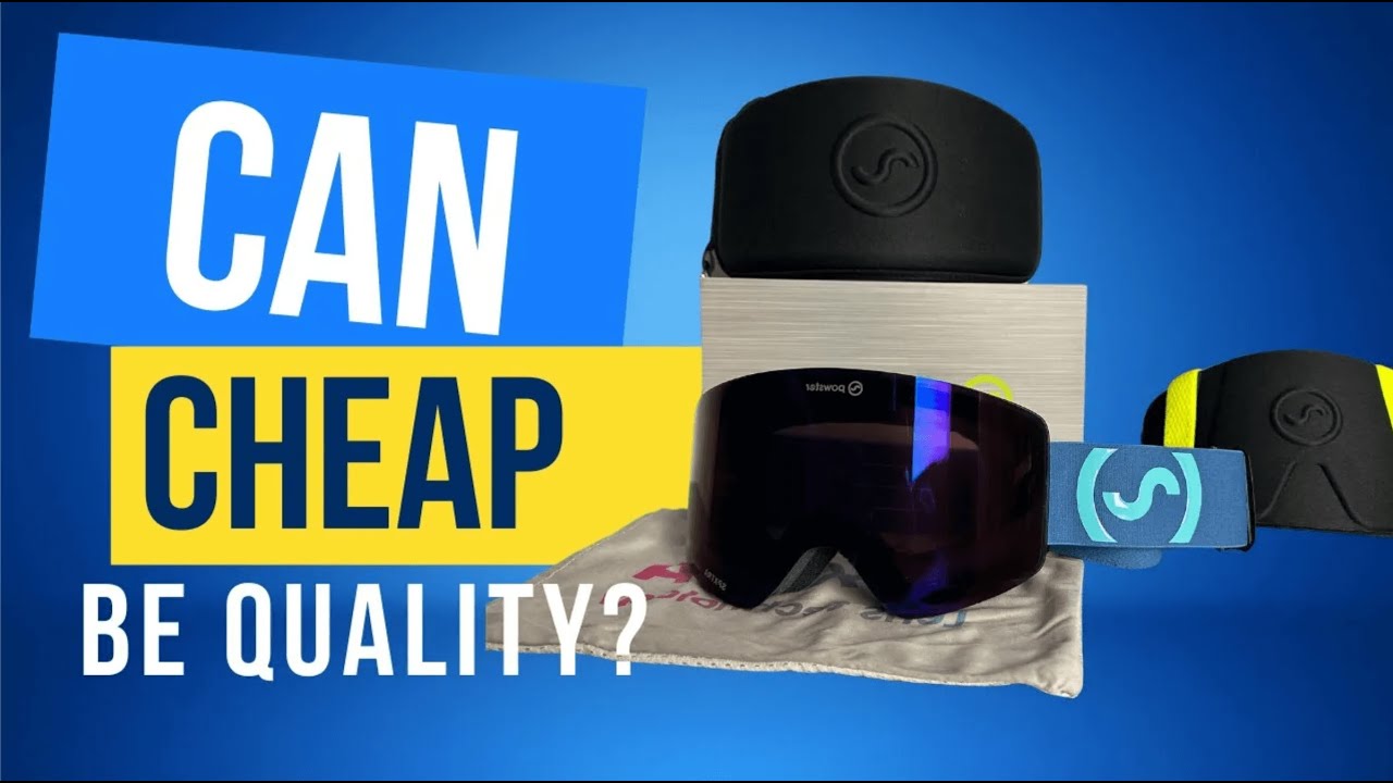 These CHEAP ski goggles are QUALITY!