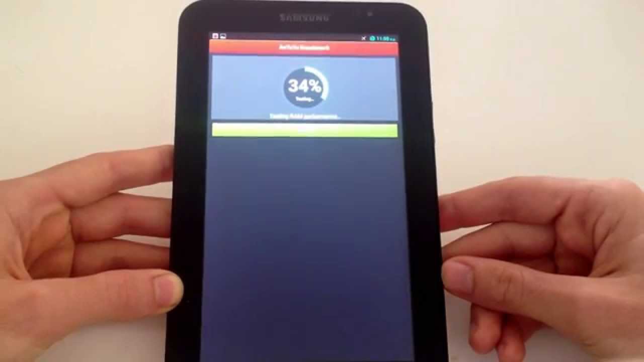 Samsung Galaxy Tab p1000 running Android 4.3|BENCHMARK Test