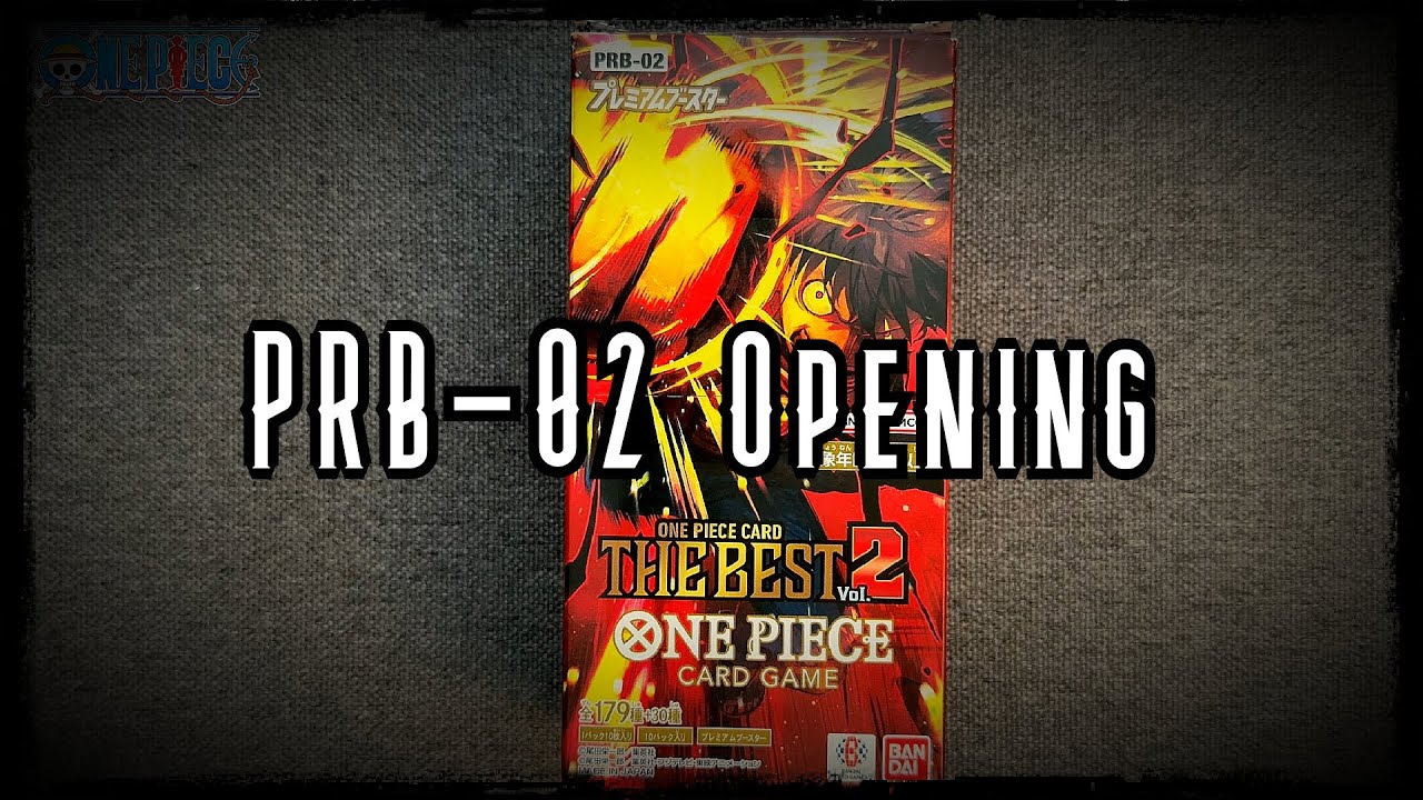 ONE PIECE CARDS - PRB-02 Booster Box Opening | Japanese Cards