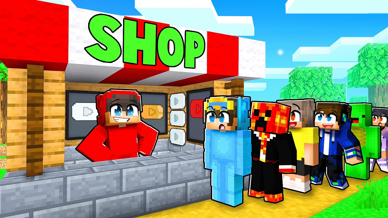 Я открыл магазин YOUTUBER в Minecraft!