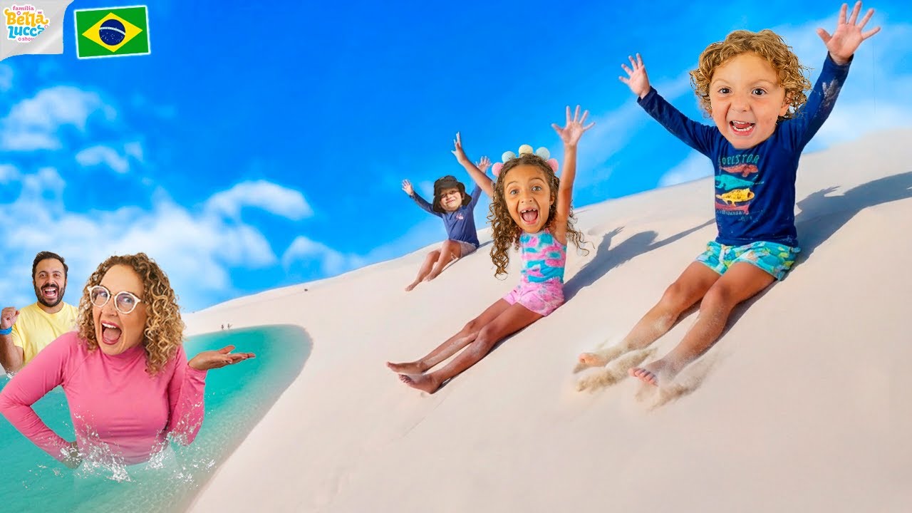 VIAGEM EM FAMÍLIA PARA OS LENÇÓIS MARANHENSES NO NORDESTE - FAMÍLIA BELLA E LUCCA SHOW