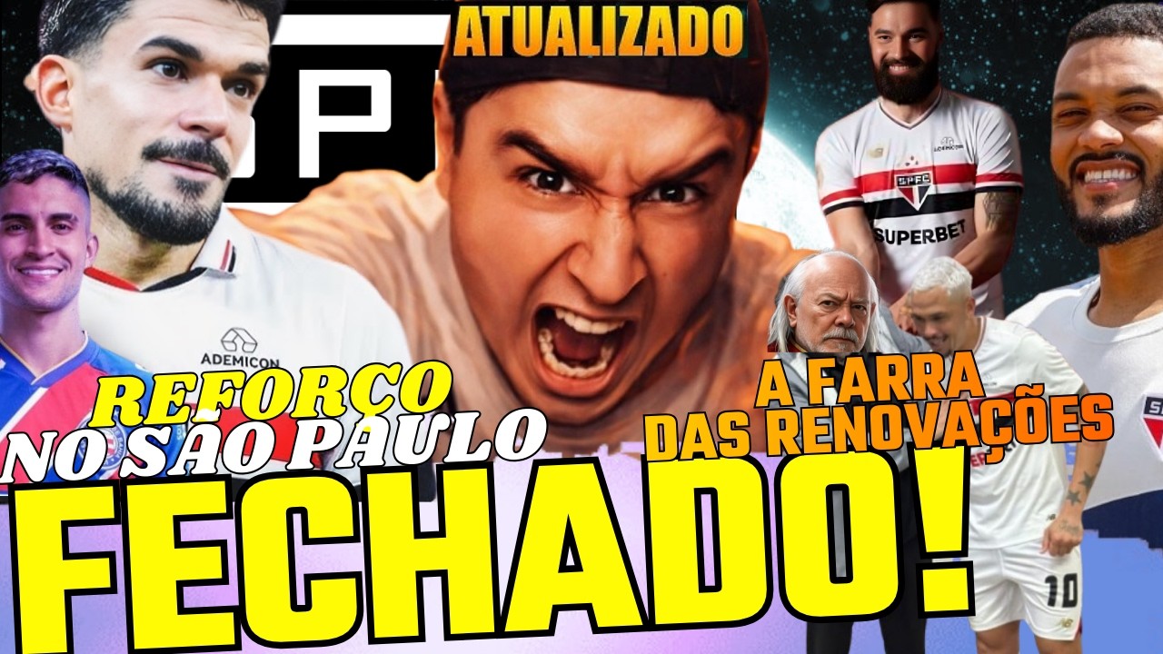 CONFIRMADO! REFORÇO CHEGOU + A FARRA DAS RENOVAÇÕES + DECISÃO NO PAULISTA + NOTÍCIAS E+