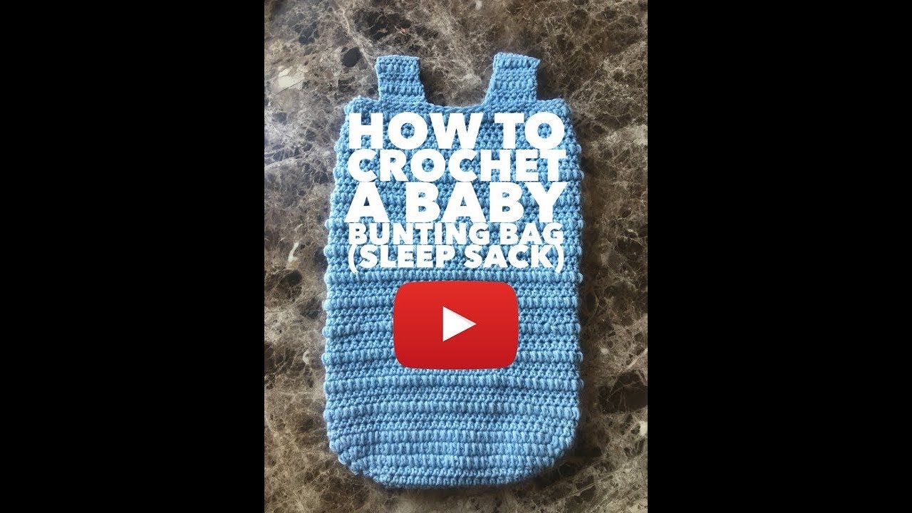 crochet baby sleep sack