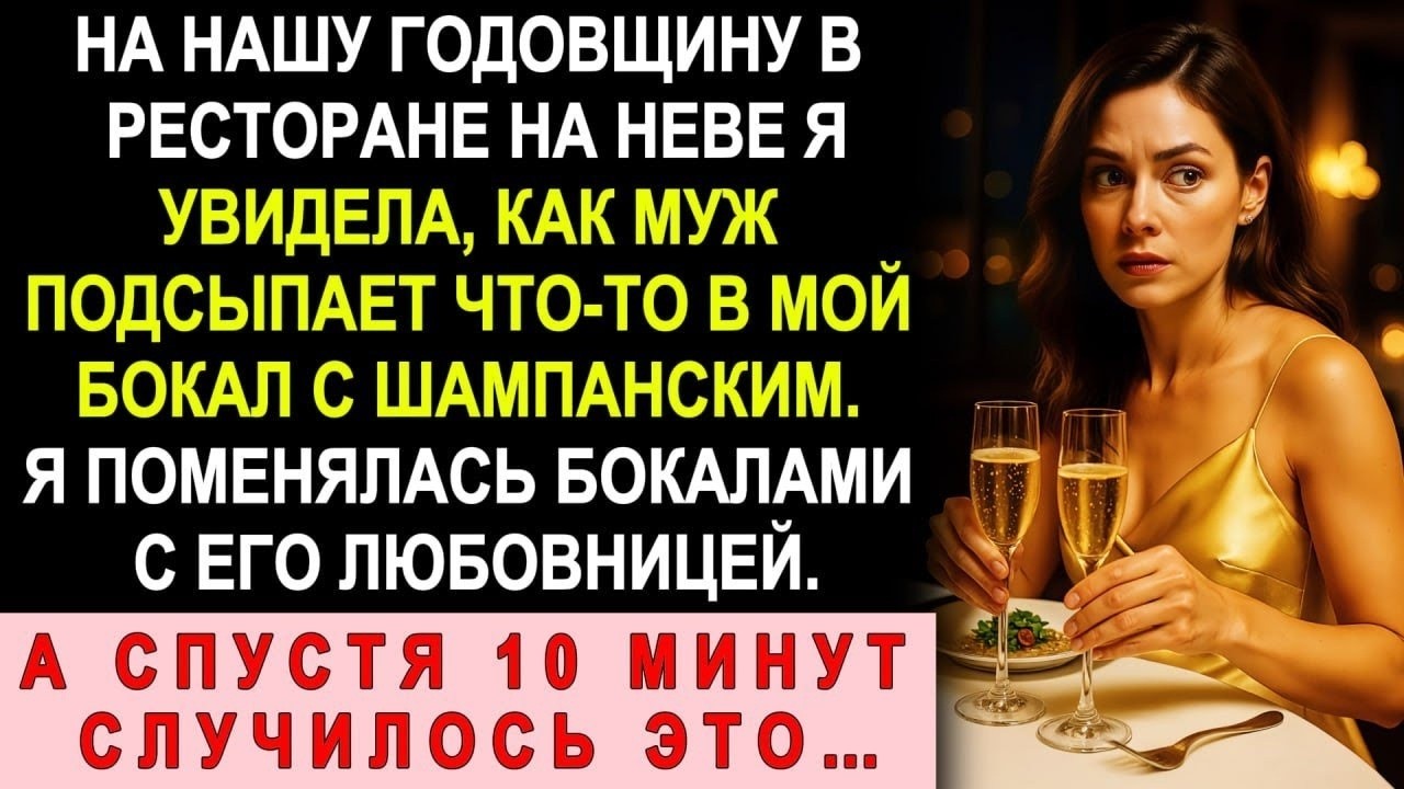 На Нашу Годовщину Муж Подсыпал Мне Что То В Бокал &mdash; Я Поменяла Его С Любовницей, А Через 10 Мину