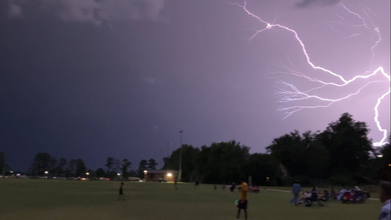 HUGE Lightning Strikes And Fireworks, July 4, 2024