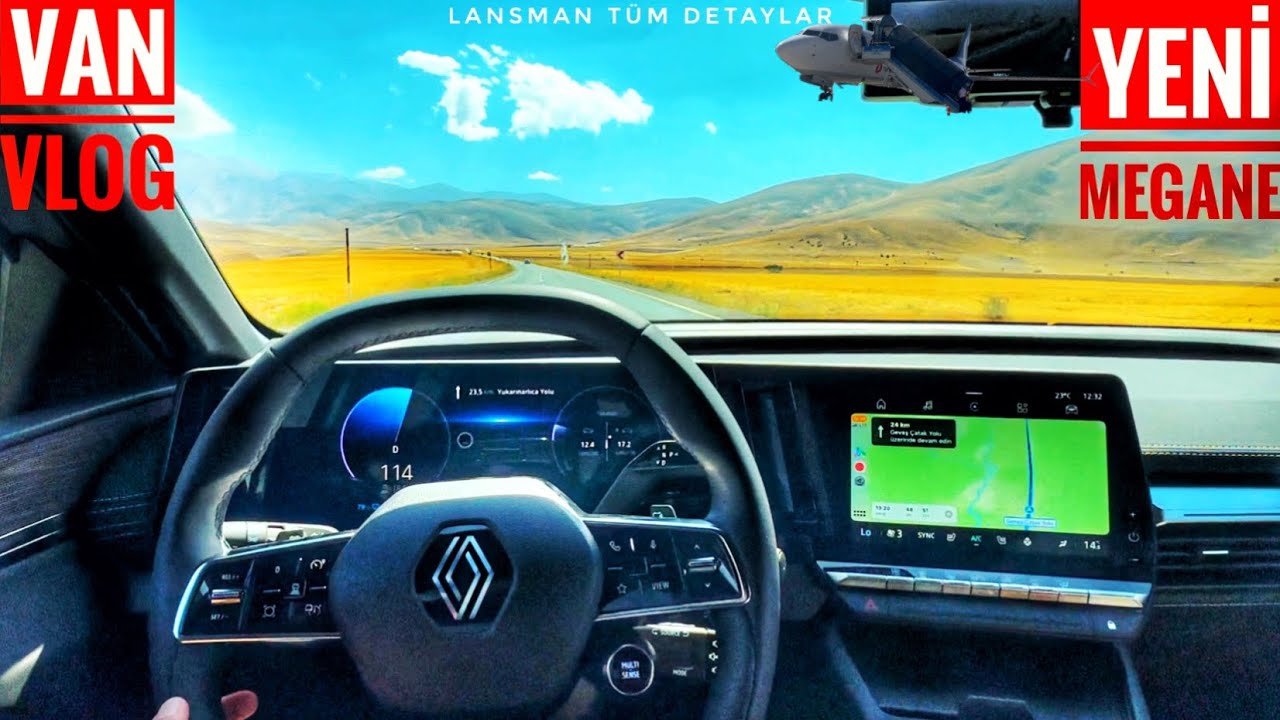 VAN’A RENAULT LANSMANINA GİTTİM! YENİ RENAULT MEGANE | HİLTON OTEL ODAM | E-TECH 220HP | VLOG