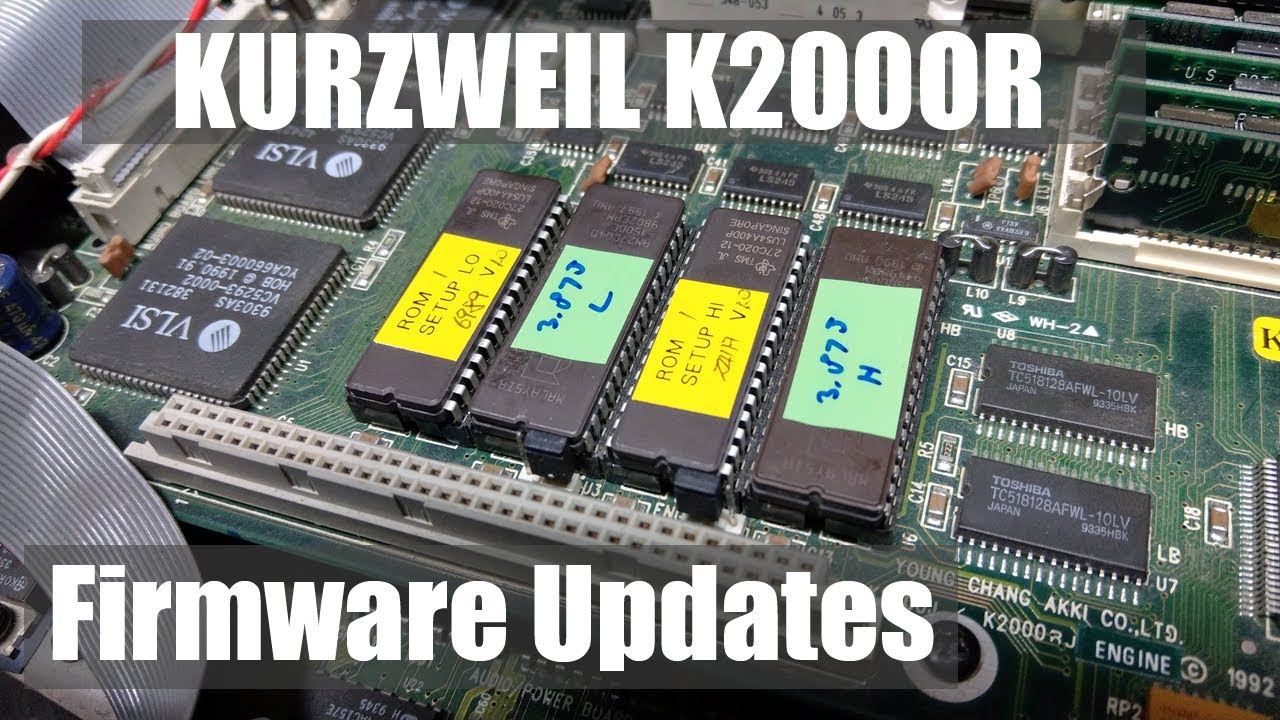 Kurzweil K2000R — Часть 3. Обновление прошивки и памяти