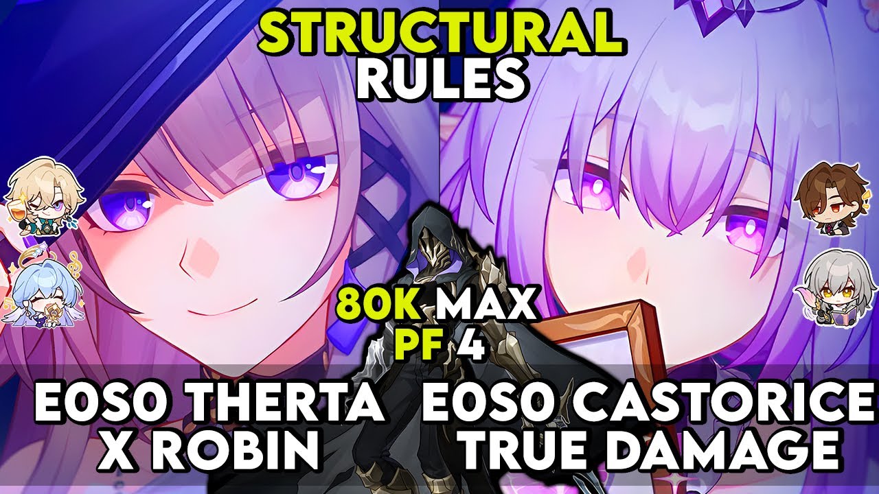 Pure Fiction 4 Max Score | E0S0 The Herta x Robin & E0S0 Castorice True Damage | PF 4 | HSR