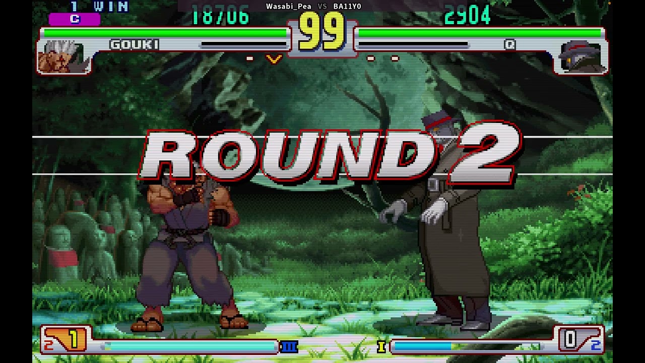 Street Fighter III: 3rd Strike / Akuma (Wasabi_Pea) vs Q (BA11Y0) / Fight 11 of 11