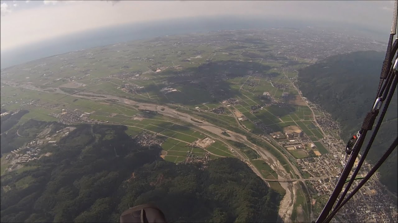 2019.7.26 全方位コンバージェンスでびびり入る... パラグライダー 獅子吼