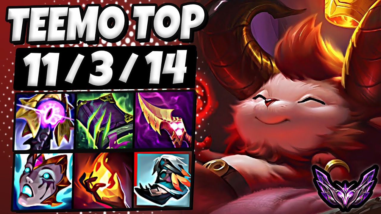 Teemo vs Aatrox [ TOP ] Lol Korea Master Patch 25.16