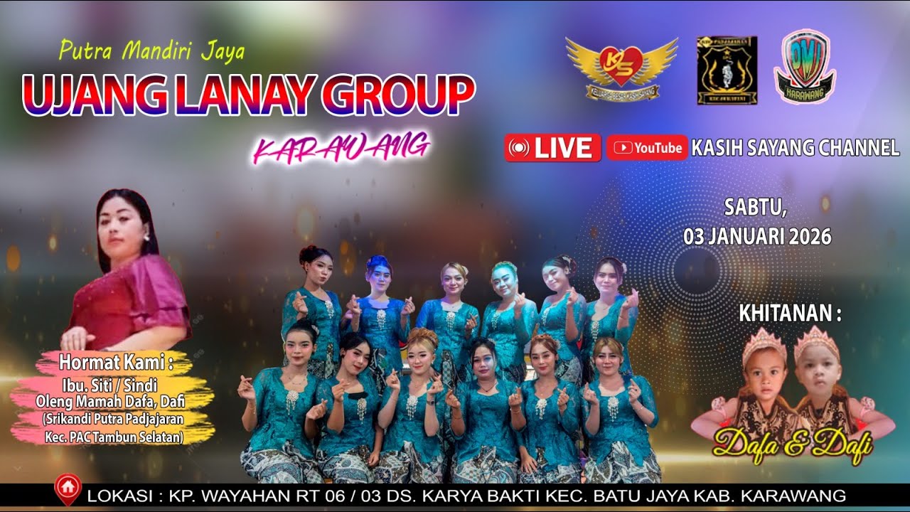 🔴[LIVE MALAM] JAIPONG UJANG LANAY GROUP || KP. WAYAHAN - BATUJAYA || SABTU, TGL 3 JANUARI 2026