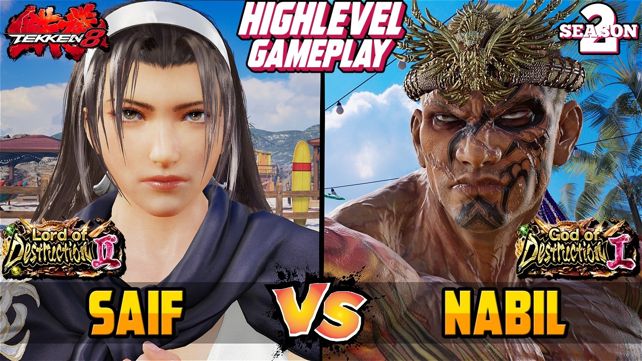 T8 – SAIF KAZAMA (Jun Kazama) vs NABIL (Fahkumram) – Tekken 8 High Level Gameplay