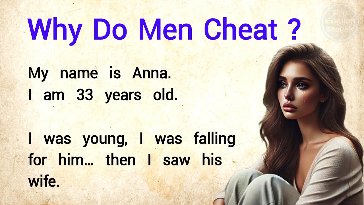 Why Do Men Cheat? ✅️ A Heartbreaking English Story | Listening Practice for Beginners