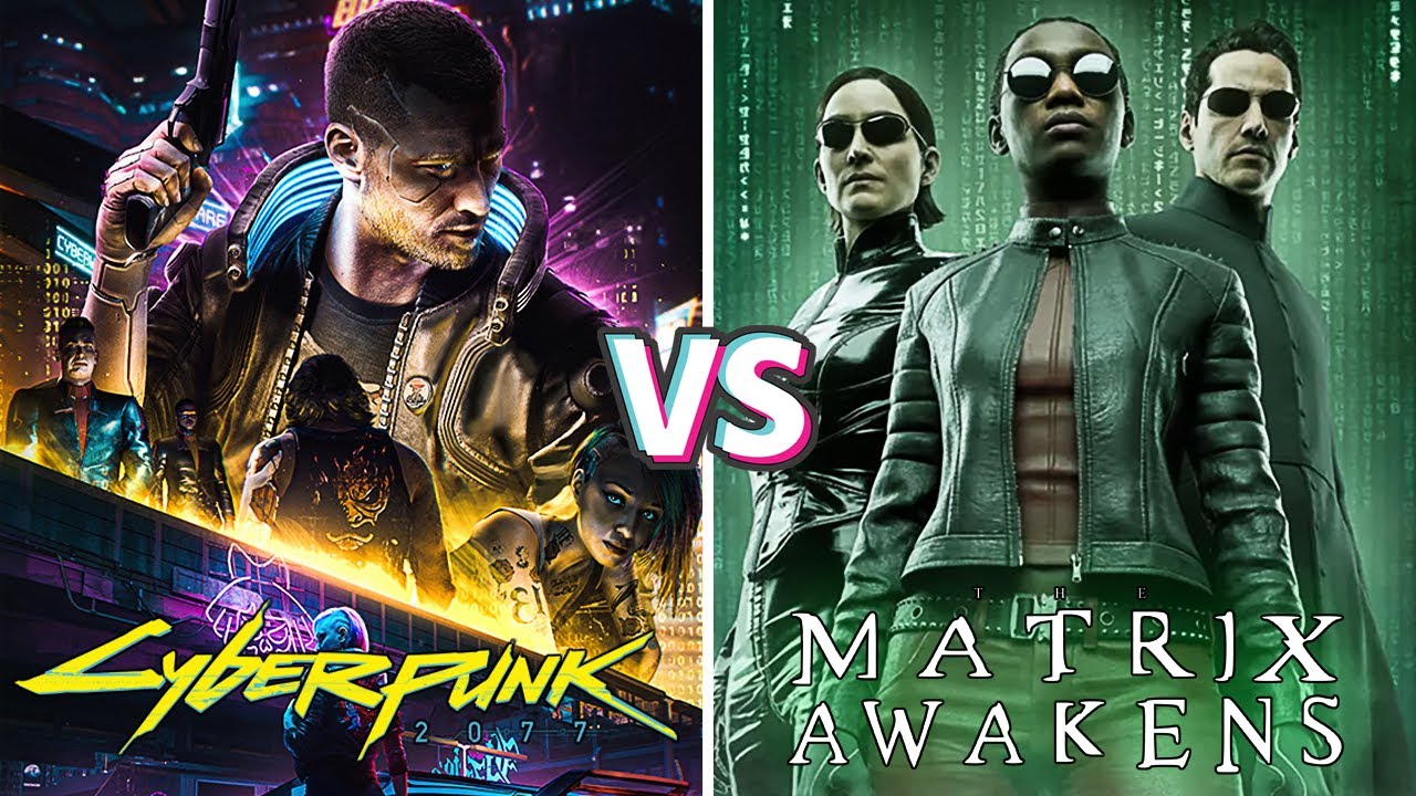 Cyberpunk 2077 VS Matrix Awakens | Ultra Overdrive Path-tracing VS Unreal Engine 5 | Photo Realism